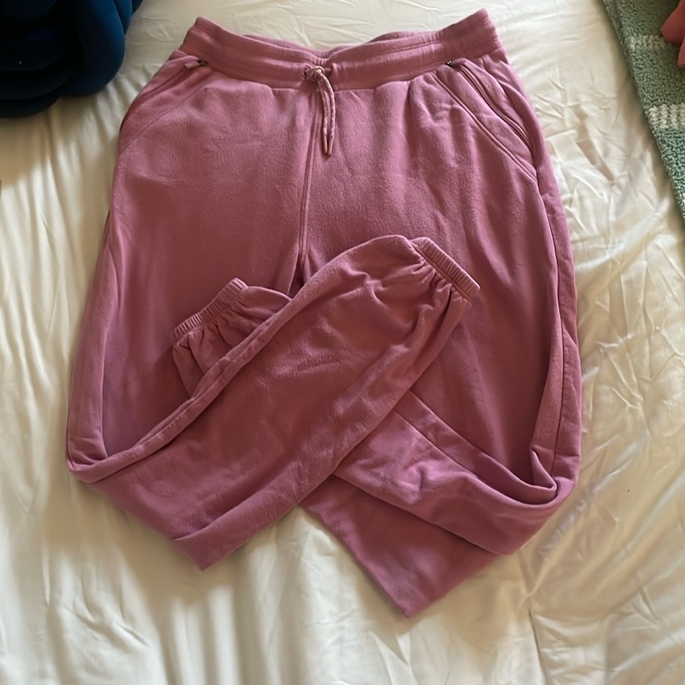 athleta pink joggers